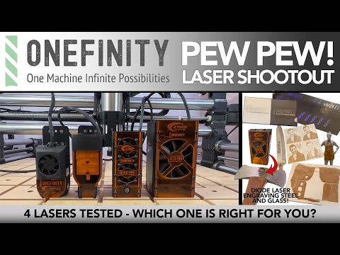 Видео: Выпуск 27 Onefinity CNC — PEW PEW! Лазерная стрельба | Полное руководство по лазерной обработке д...