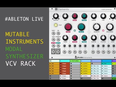 Видео: Оригинальные и необычные звуки - Mutable Instruments  MODAL SYNTHESIZER