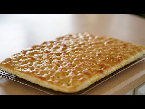 Видео: Фокачча - без миксера – Бруно Альбузе