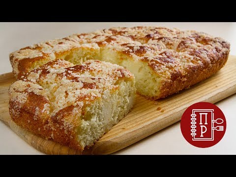 Видео: Сказать что это Вкусно - значит ничего не сказать! Сахарный Пирог со Сливками вместо Крема!