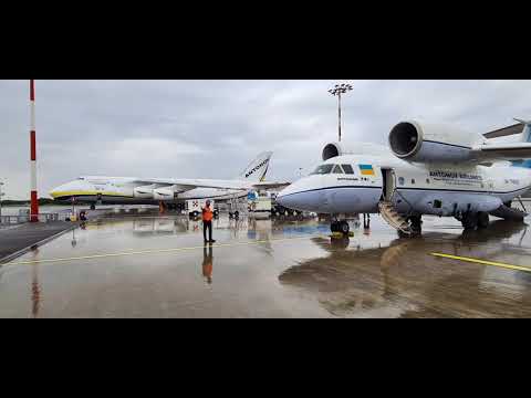 Видео: Ан-74 маршрутка и техничка. Рейс Киев-Бергамо-Лейпциг. Видео от Дмитрия Антонова.
