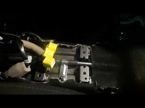 Видео: Nissan leaf восстановление системы безопасности,  SRS.