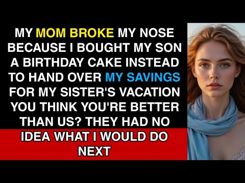 Видео: Мама сломала мне нос за то, что я купил сыну торт на день рождения вместо того, чтобы оплатить от...