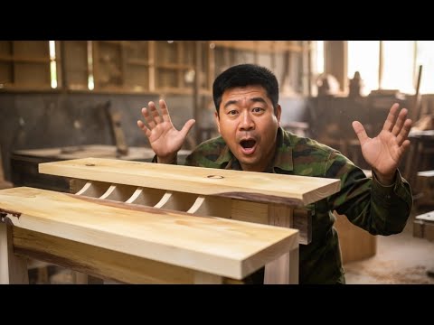 Видео: Он использовал СУХИЕ пни, чтобы сделать этот уникальный стол! (Дизайн потрясающий!)