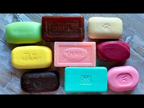 Видео: ASMR Soap cutting | Soap Carving|Резка мыла  | ASMR