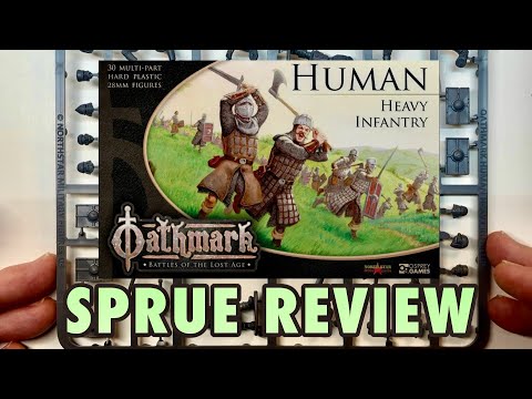 Видео: Давайте посмотрим на тяжёлую пехоту Oathmark Human | Обзор пластиковой миниатюры