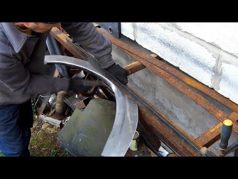 Видео: УАЗ Патриот (09г) Сварка брызговиков, панели воздухопритока, сварка ремвставок передних крыльев. 2с.