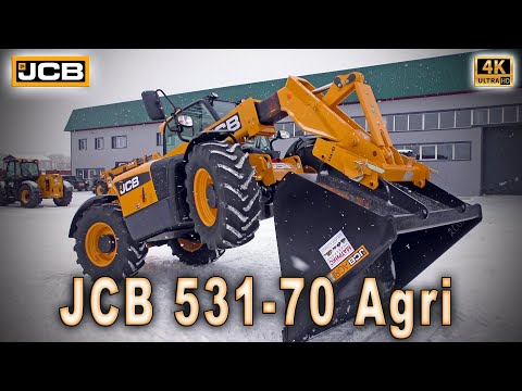 Видео: Телескопический погрузчик JCB 531-70 Agri - золотая рука в сельском хозяйстве