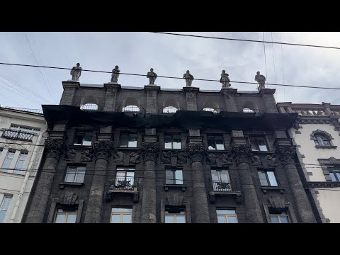 Видео: Прогулка по Санкт-Петербургу, Большой пр П.С. ч.2 / Walking in St. Petersburg, architecture of build