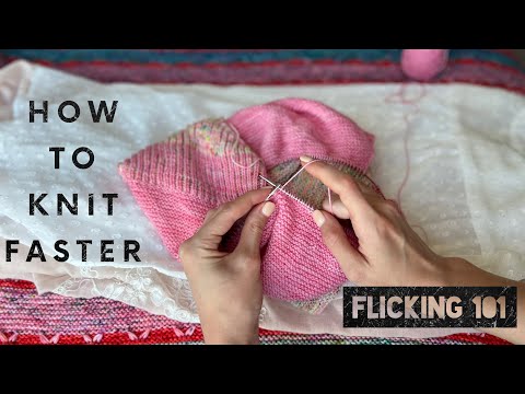 Видео: Как вязать быстрее | Учебник по переворачиванию