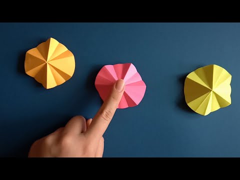 Видео: Игрушка из круглых стикеров: Оригами ПОП ИТ • Как сделать из бумаги Origami Pop it Fidget Toy DIY