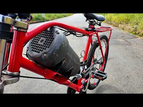 Видео: велосипед с мотором ШВЕЙНАЯ МАШИНА
