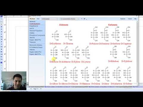 Видео: Написання структурних формул моносахаридів, номенклатура