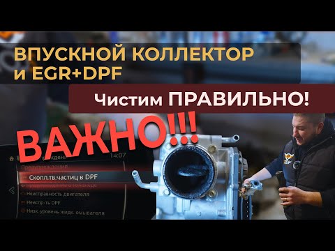 Видео: ✅ ПРАВИЛЬНАЯ чистка EGR + ВПУСКНОГО коллектора и РЕШЕНИЕ проблемы с DPF. Всё что нужно знать 👍