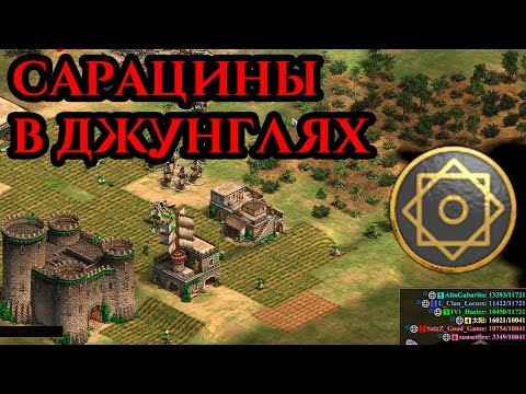 Видео: САРАЦИНЫ В ДЖУНГЛЯХ | Сражаемся командой в Age of Empires 2