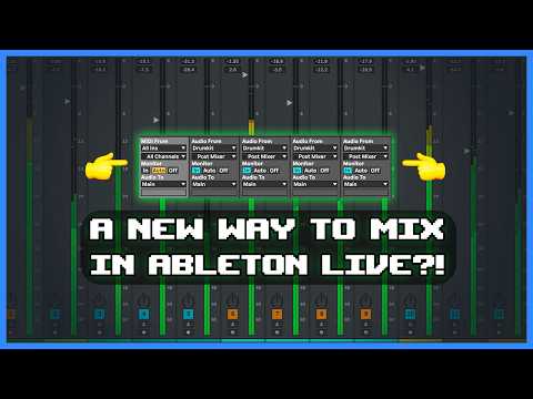 Видео: Как микшировать параллельные шины в Ableton Live