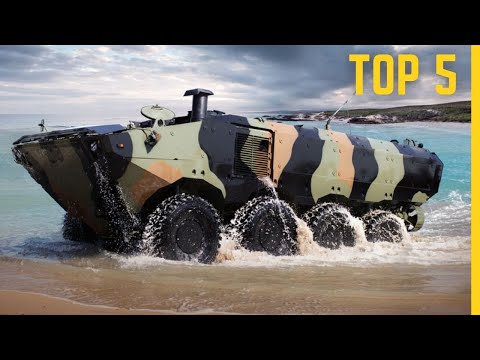 Видео: ТОП-5 самых совершенных амфибийных машин - ТОП-5 лучших боевых машин-амфибий