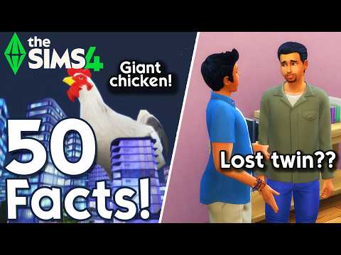 Видео: The Sims 4: 50 ИНТЕРЕСНЫХ ФАКТОВ, КОТОРЫЕ ВЫ МОГЛИ НЕ ЗНАТЬ!
