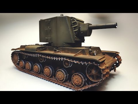 Видео: СОБРАЛ Тяжёлый Танк КВ-2 | 50 ТОНН Советской МОЩИ
