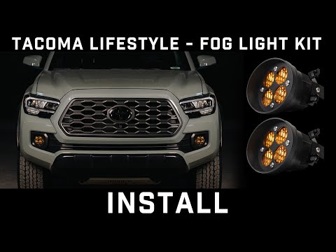 Видео: Установка комплекта противотуманных фар Tacoma Lifestyle