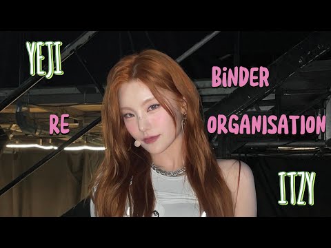 Видео: Организация биндера Yeji Itzy 🫧