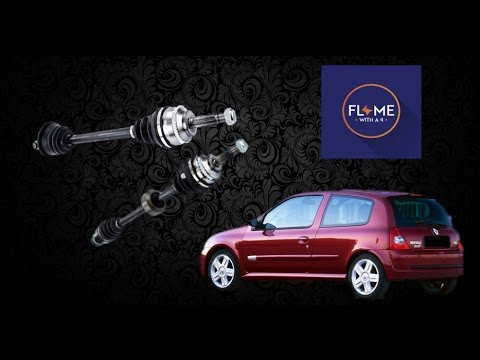 Видео: Замена карданного вала на Renault Clio 1.4 2000 года выпуска, MK2, фаза 1