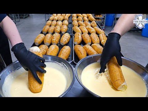 Видео: Отличный! Картофельное фондю из багета с картофелем и сыром / Корейская пекарня