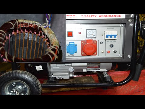 Видео: Бензо генератори Статор Обмотка!Після перемотки горить авр!Заводський брак!Китайська якість!