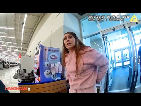 Видео: Полиция застала врасплох воровку в магазине Meijer, когда она вышла с краденым товаром