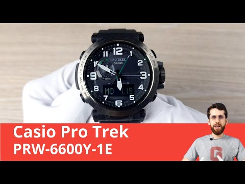 Видео: Эргономика и функциональность / Casio ProTrek PRW-6600Y-1E