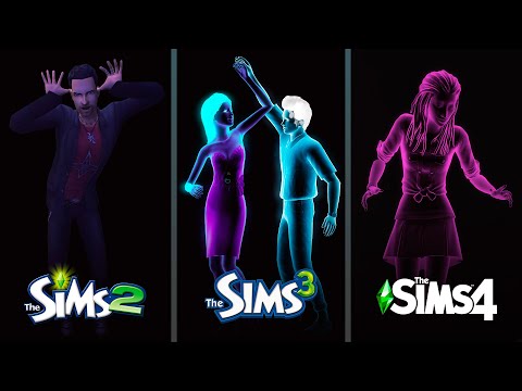 Видео: Призраки в The Sims / Сравнение 3 частей
