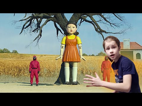 Видео: игра в кальмара в реальной жизни (2 часть) !!!