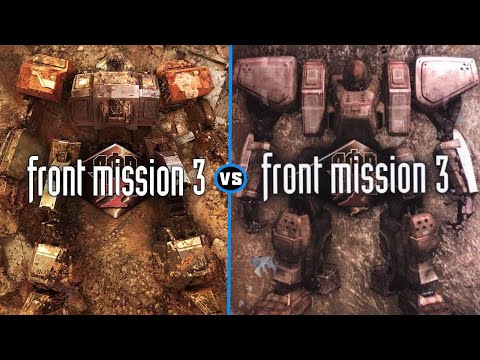 Видео: Front Mission 3 Remake vs Original | Сравнение анимации скилов и победных стоек