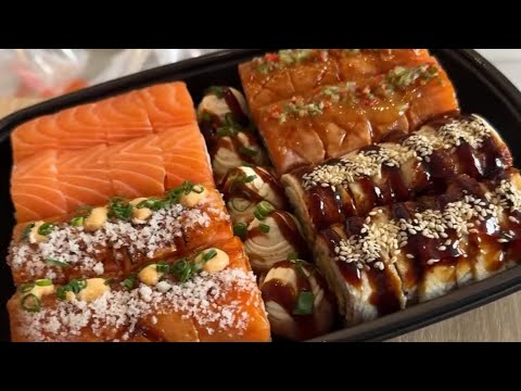 Видео: Отмечаем день рождение! Заказали дорогие ролы! 