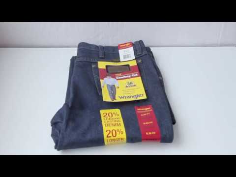 Видео: Джинсы Wrangler 36mwzpd сделаны в Мексике