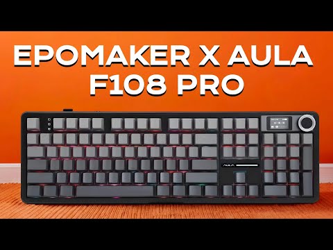 Видео: EPOMAKER X AULA F108 PRO полноразмерная механическая клавиатура
