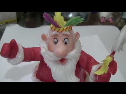 Видео: Дед Мороз из сахарной мастики. (Santa Claus from sugar paste.)