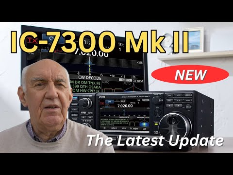 Видео: Новый любительский радиоприемопередатчик IC-7300 Mk II — новые функции, которых стоит ожидать.