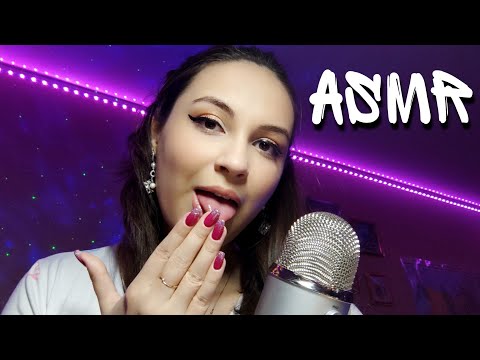 Видео: АСМР МАКИЯЖ СЛЮНКОЙ 💦 *мокрые пальчики, звуки рта* ASMR SPIT PAINTING