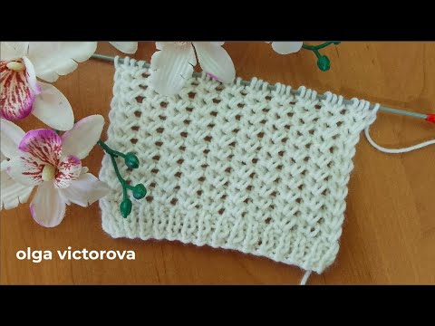 Видео: КРАСИВЕЙШИЙ УЗОР СПИЦАМИ 1128 Узоры спицами KNITTING PATTERNS