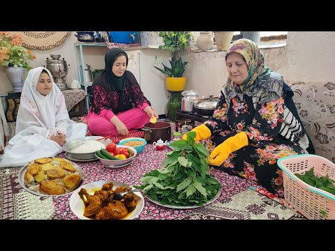 Видео: Традиционная деревенская кухня! Традиционный рецепт плова из нута в сельской местности🏡🔥