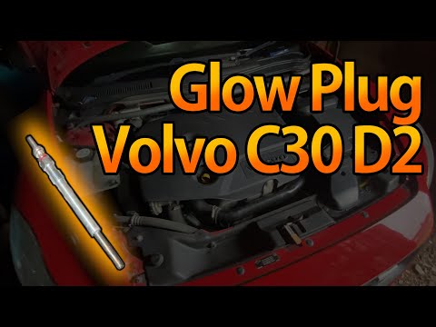 Видео: Свеча накаливания для дизельного двигателя Volvo C30 D2 1.6 D4162T