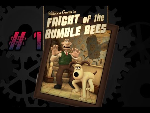 Видео: Полнейшее прохождение. Wallace & Gromit Fright of the Bumblebees (#1 Начало)