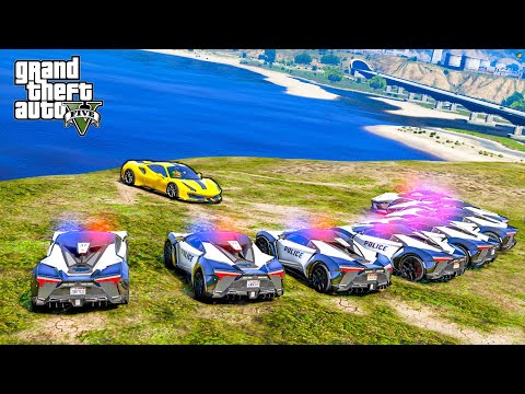 Видео: ПОЛИЦЕЙСКИЕ ПОГОНИ ЗА СУПЕРКАРОМ В ГТА 5 ОНЛАЙН | GTA 5 ONLINE (ДОГОНЯЛКИ)
