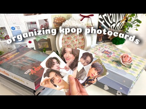 Видео: большая организация фотокарт stray kids, ateez, the boyz, twice и др. 🍡 organizing kpop photocards