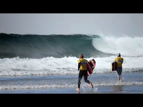 Видео: Как на самом деле выглядит серфинг в Ла-Хойе, Калифорния