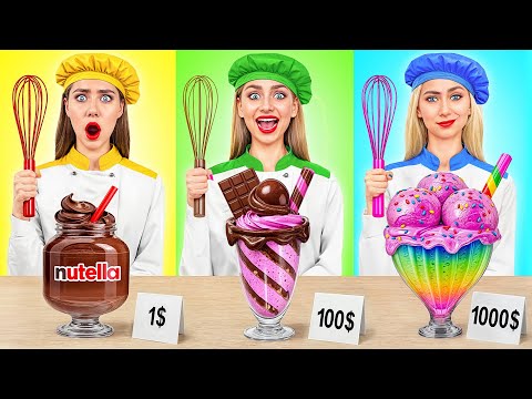 Видео: 1$ vs 100$ vs 1000$ Кулинарный Челлендж от Multi DO Challenge