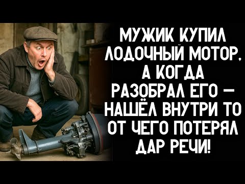 Видео: Мужик купил лодочный мотор, а когда разобрал его — нашёл внутри то от чего потерял дар речи!