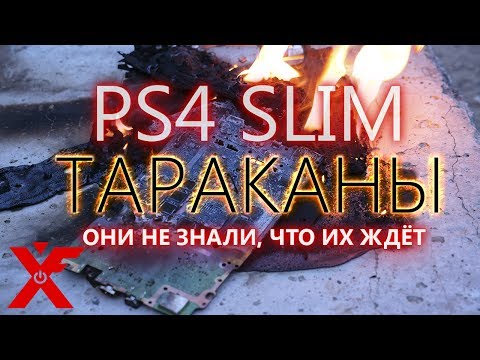 Видео: PLAYSTATION 4 SLIM ТАРАКАНЫ - они не знали, что их ждёт