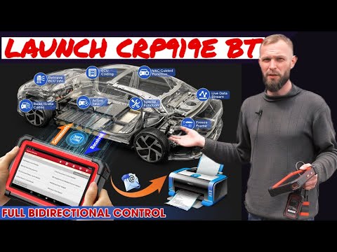 Видео: LAUNCH CRP919E BT в реальных условиях (диагностика и сервисные функции)